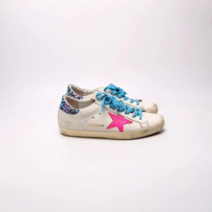Golden Goose Blue Star Pink Heel