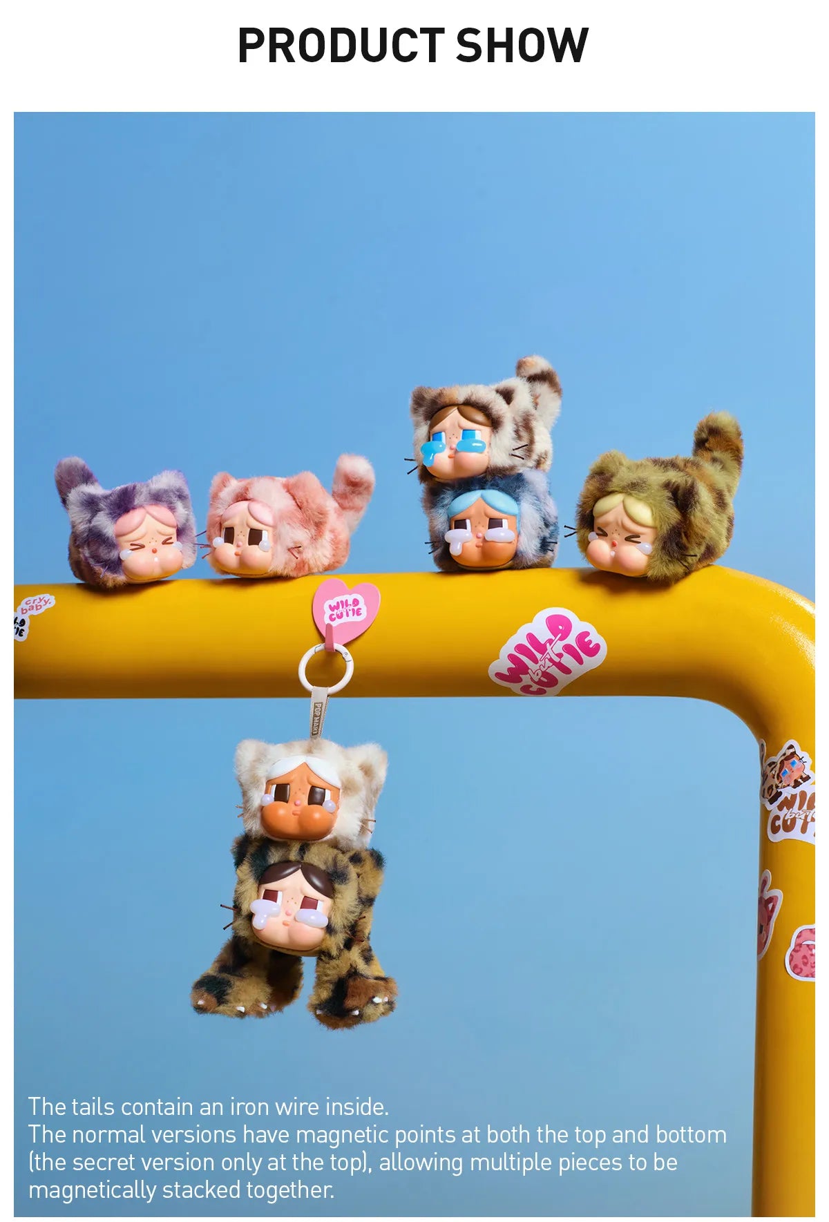 Pop Mart CRYBABY Wild but Cutie Series - Vinyl Face Plush Blind