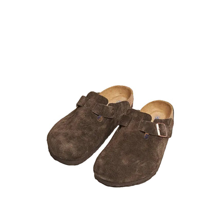 Birkenstock Boston Soft Footbed Suede Mocha