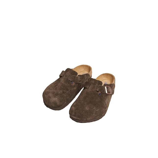 Birkenstock Boston Soft Footbed Suede Mocha