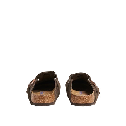 Birkenstock Boston Soft Footbed Suede Mocha