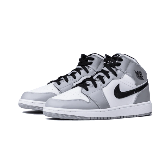 Air Jordan 1 Mid Light Smoke Grey - SneakCenter