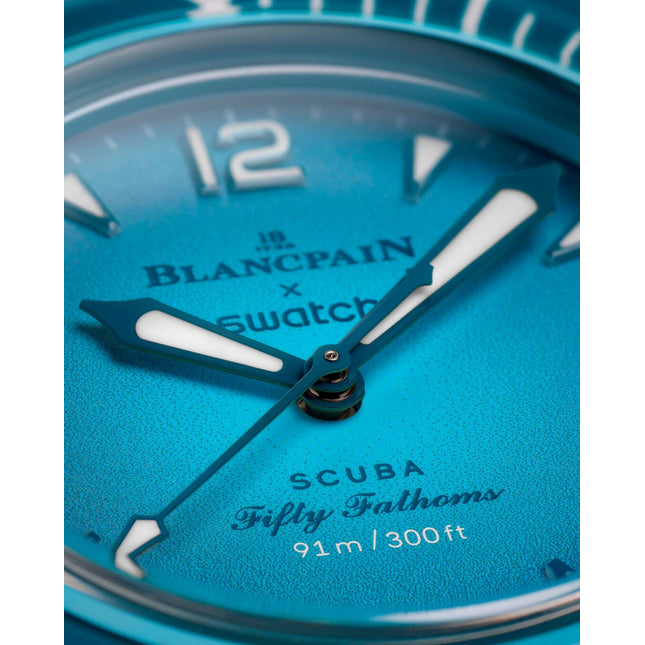 Blancpain x Swatch Scuba Fifty Fathoms Blue Lagoon - SneakCenter