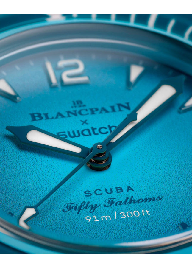 Blancpain x Swatch Scuba Fifty Fathoms Blue Lagoon - SneakCenter