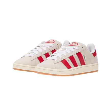 Adidas Campus 00's Crystal White Better Scarlet - SneakCenter