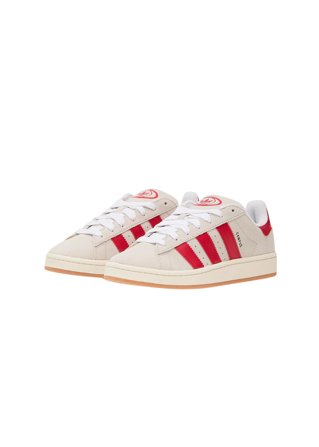 Adidas Campus 00's Crystal White Better Scarlet - SneakCenter