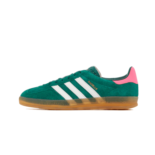 Adidas Gazelle Indoor Collegiate Green Lucid Pink - SneakCenter