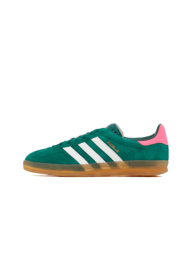 Adidas Gazelle Indoor Collegiate Green Lucid Pink - SneakCenter