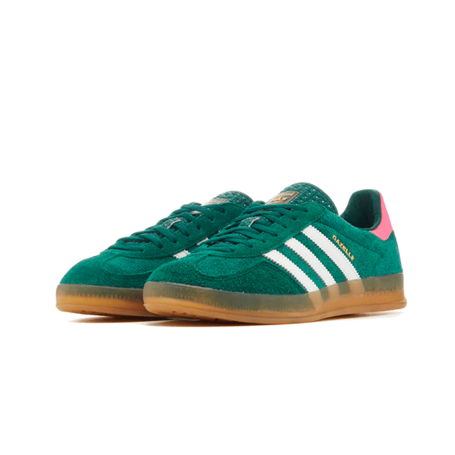 Adidas Gazelle Indoor Collegiate Green Lucid Pink - SneakCenter