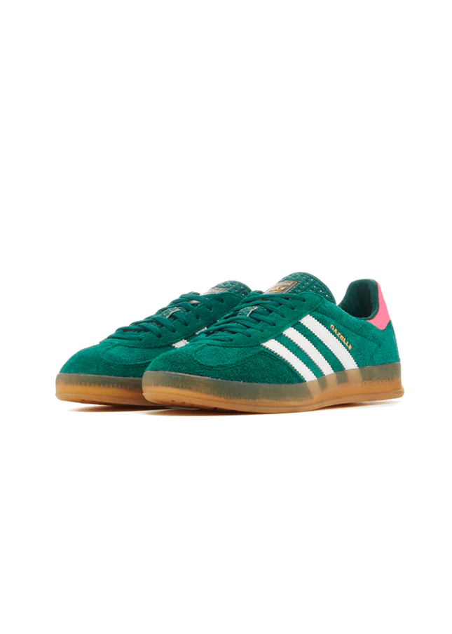 Adidas Gazelle Indoor Collegiate Green Lucid Pink - SneakCenter