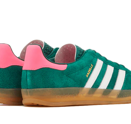 Adidas Gazelle Indoor Collegiate Green Lucid Pink - SneakCenter
