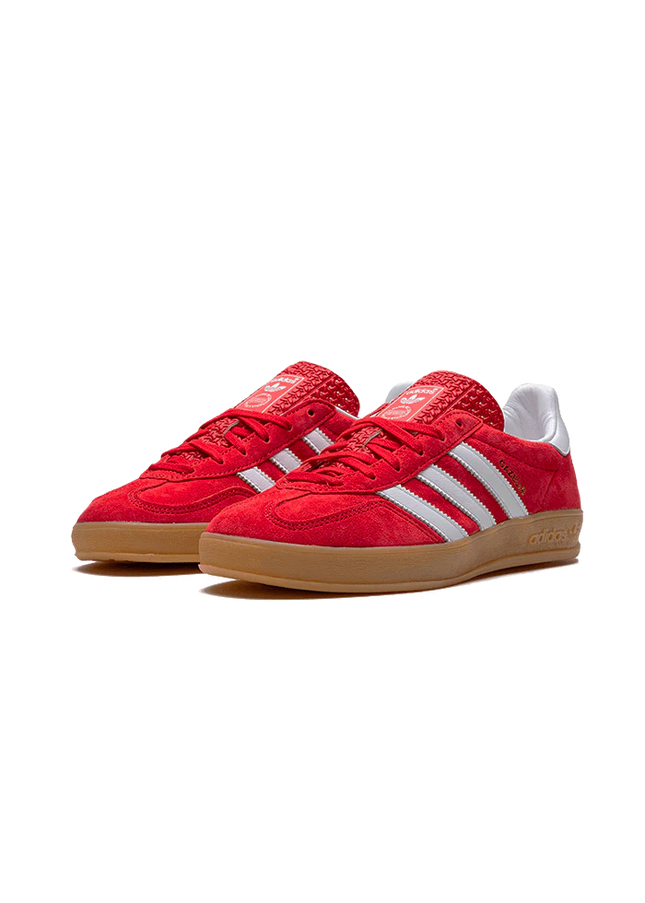 Adidas Gazelle Indoor Scarlet Cloud White - SneakCenter