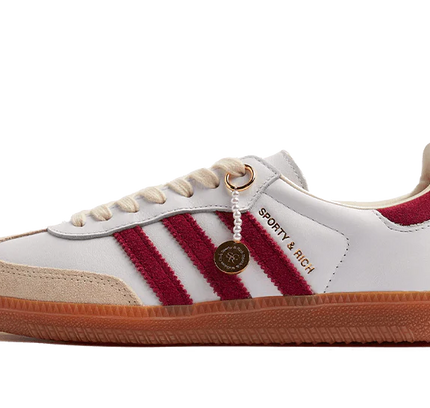 Adidas Samba OG Sporty & Rich White Core Burgundy - SneakCenter
