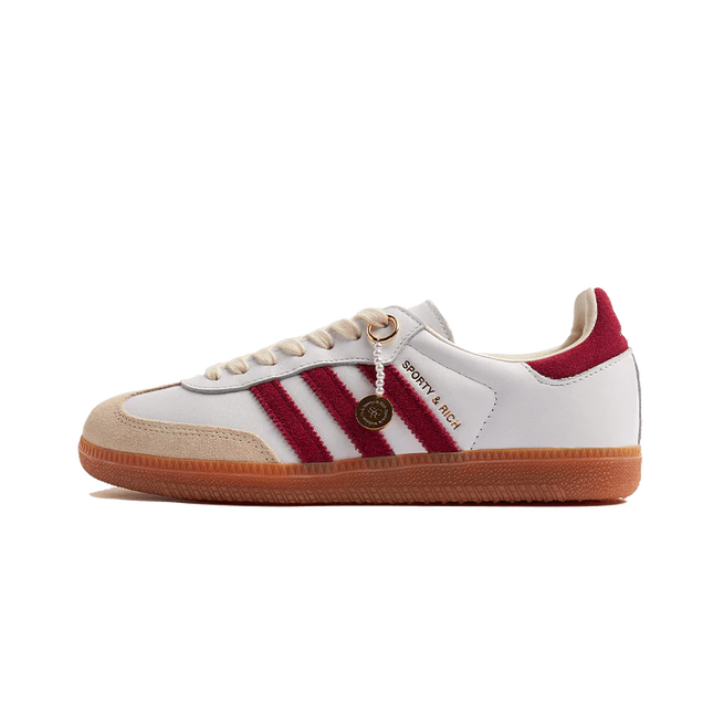 Adidas Samba OG Sporty & Rich White Core Burgundy - SneakCenter
