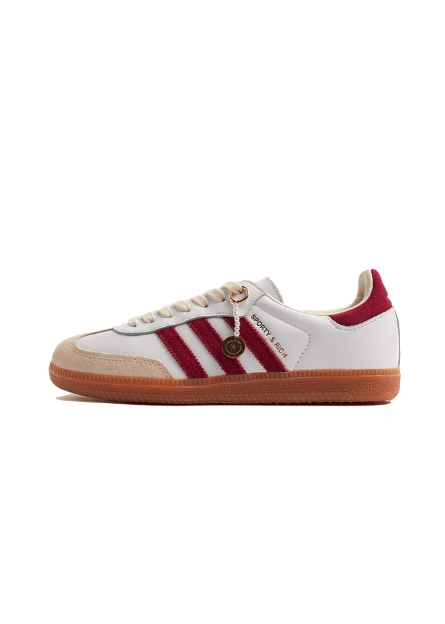Adidas Samba OG Sporty & Rich White Core Burgundy - SneakCenter