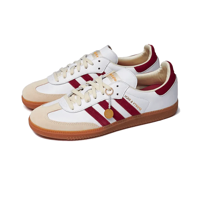 Adidas Samba OG Sporty & Rich White Core Burgundy - SneakCenter