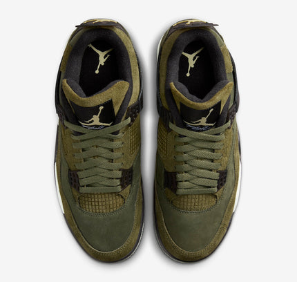 Air Jordan 4 Retro Medium Olive - SneakCenter