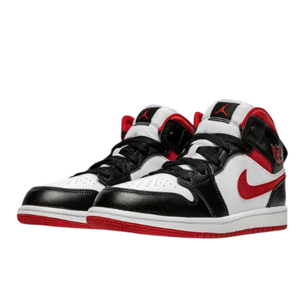 Air Jordan 1 Mid Gym Red Black White (TD & PS) - SneakCenter