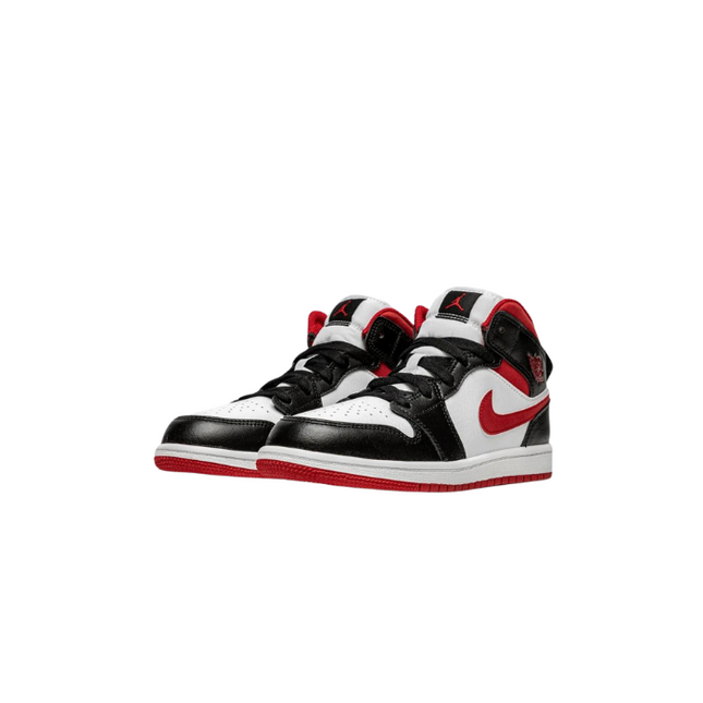 Air Jordan 1 Mid Gym Red Black White (TD & PS) - SneakCenter