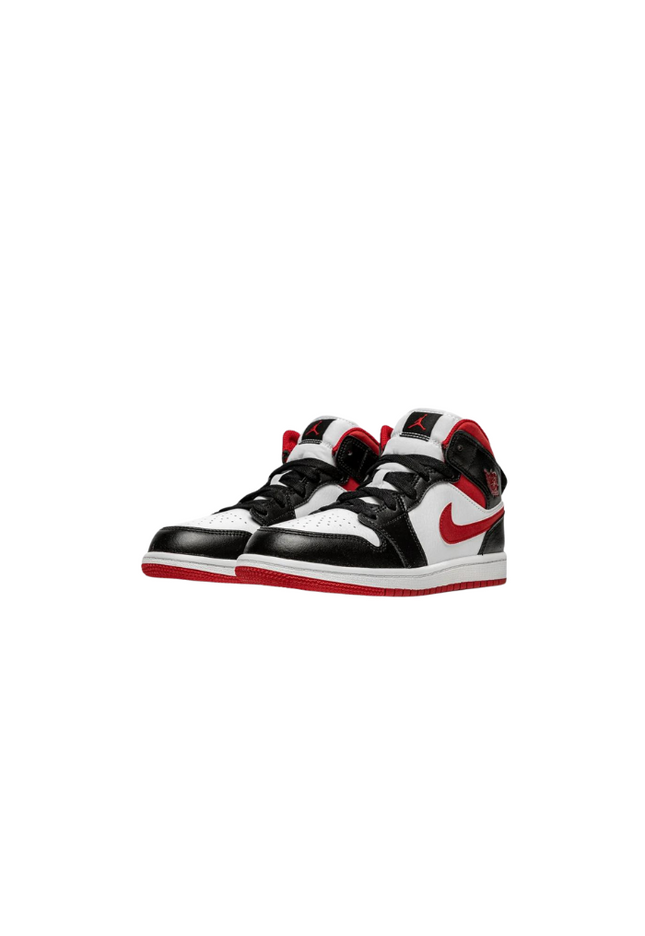 Air Jordan 1 Mid Gym Red Black White (TD & PS) - SneakCenter