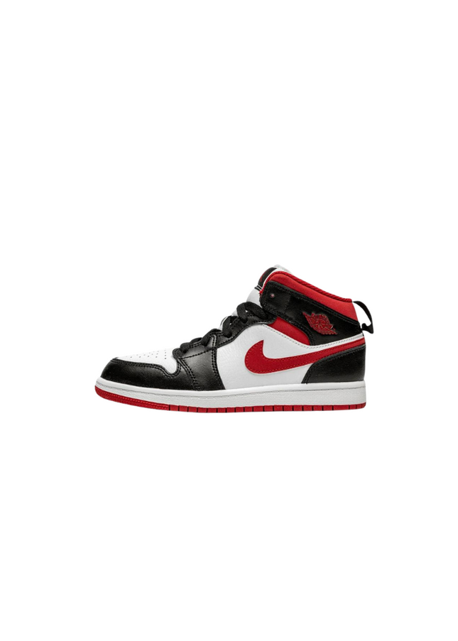 Air Jordan 1 Mid Gym Red Black White (TD & PS) - SneakCenter
