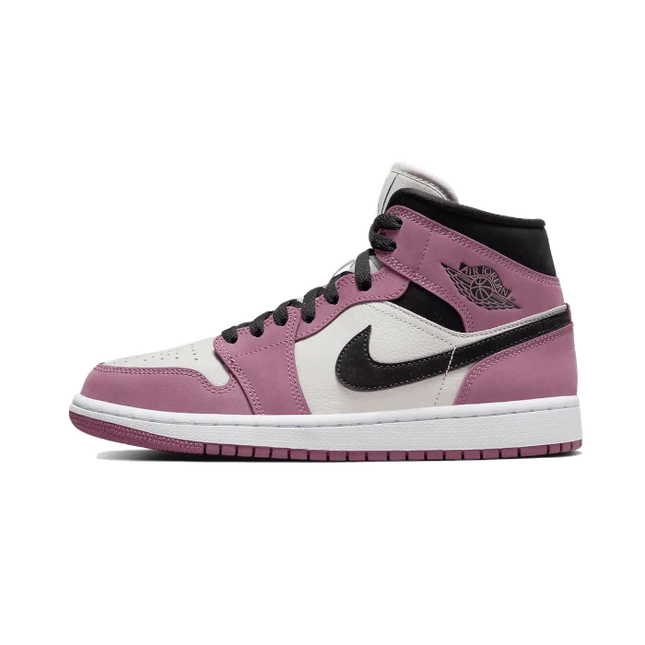 Air Jordan 1 Mid Light Mulberry - SneakCenter