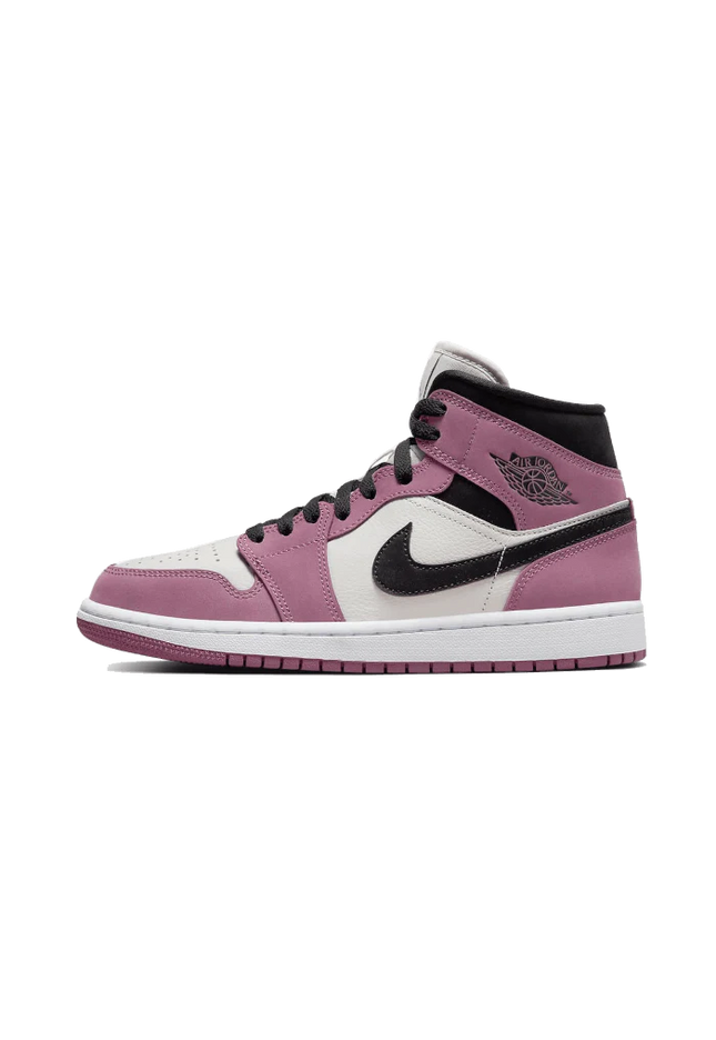 Air Jordan 1 Mid Light Mulberry - SneakCenter