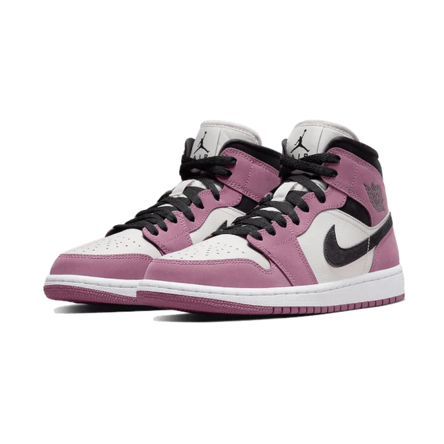 Air Jordan 1 Mid Light Mulberry - SneakCenter