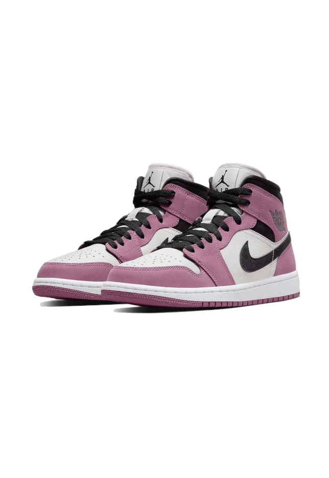 Air Jordan 1 Mid Light Mulberry - SneakCenter