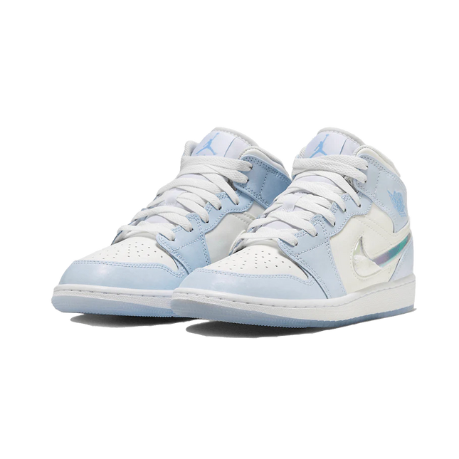 Air Jordan 1 Mid SE Glitter Swoosh - SneakCenter