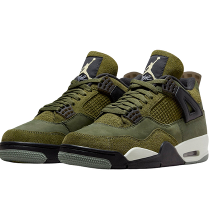 Air Jordan 4 Retro Medium Olive - SneakCenter