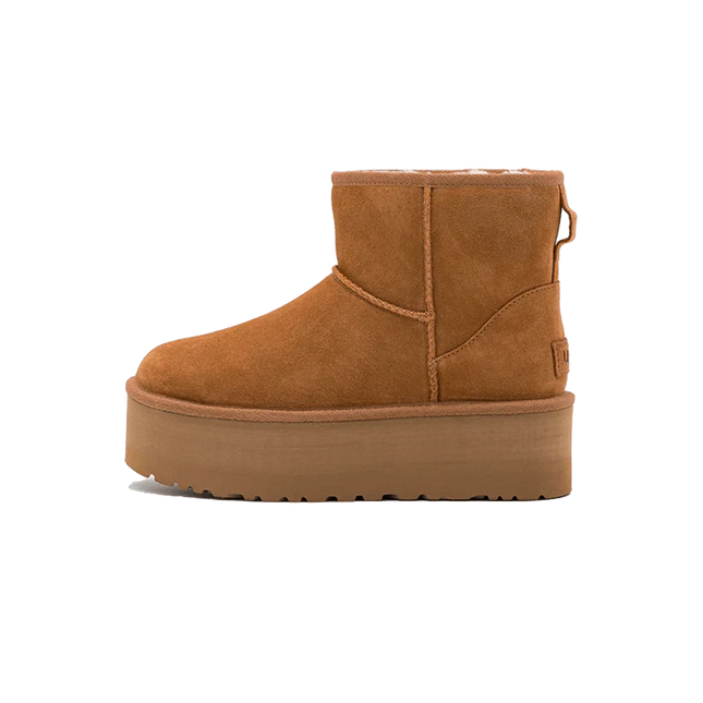 UGG Classic Mini Platform Boot Chestnut - SneakCenter