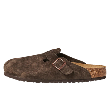 Birkenstock Boston Soft Footbed Suede Mocha