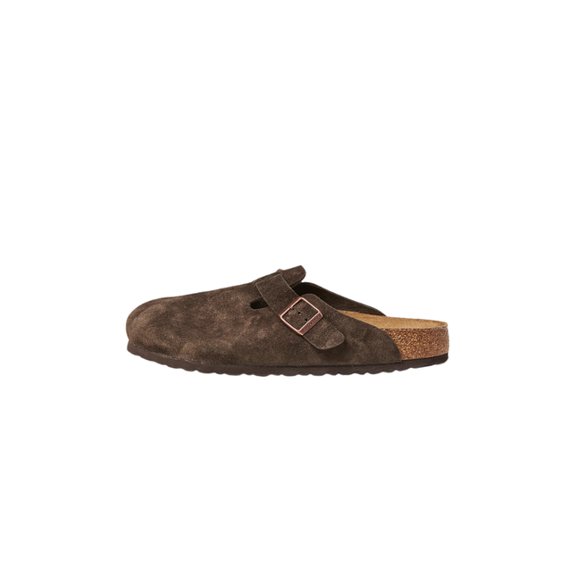 Birkenstock Boston Soft Footbed Suede Mocha