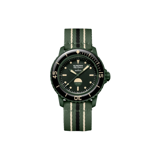 Blancpain x Swatch Scuba Fifty Fathoms Green Abyss