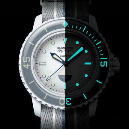 Blancpain x Swatch Scuba Fifty Fathoms Antarctic Ocean