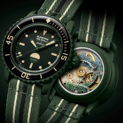 Blancpain x Swatch Scuba Fifty Fathoms Green Abyss