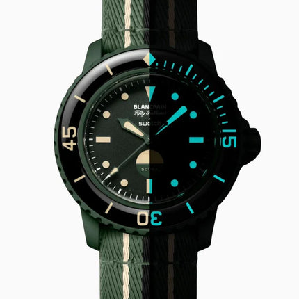 Blancpain x Swatch Scuba Fifty Fathoms Green Abyss