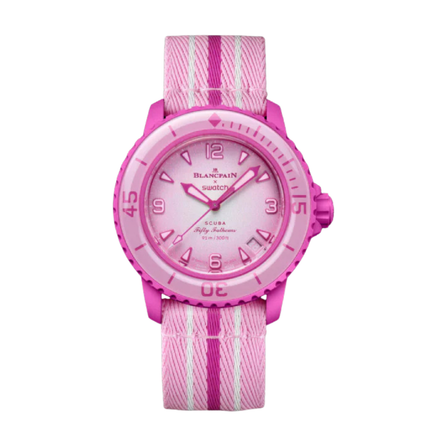 Blancpain x Swatch Scuba Fifty Fathoms Pink Ocean