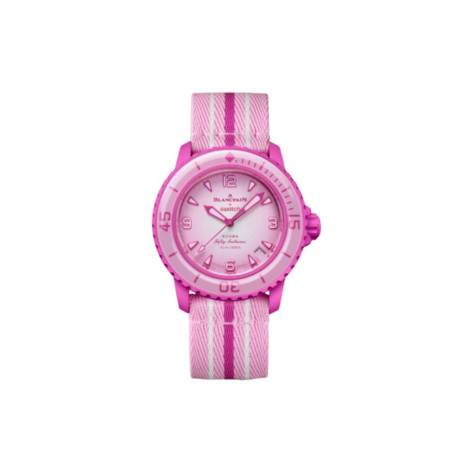 Blancpain x Swatch Scuba Fifty Fathoms Pink Ocean