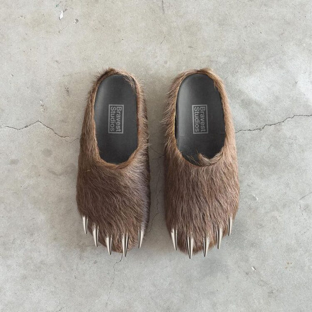 Bravest Studios Bear Claw Mule Brown - SneakCenter