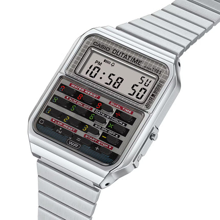 CASIO CA-500 Calculator Watch "Silver" Back To The Future