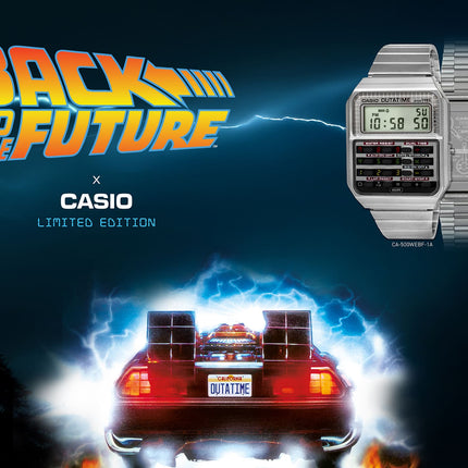 CASIO CA-500 Calculator Watch "Silver" Back To The Future - SneakCenter