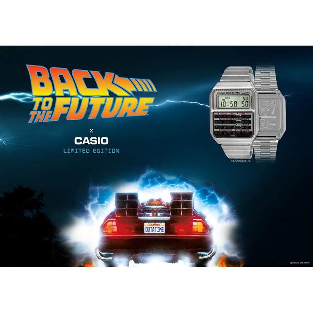 CASIO CA-500 Calculator Watch "Silver" Back To The Future - SneakCenter