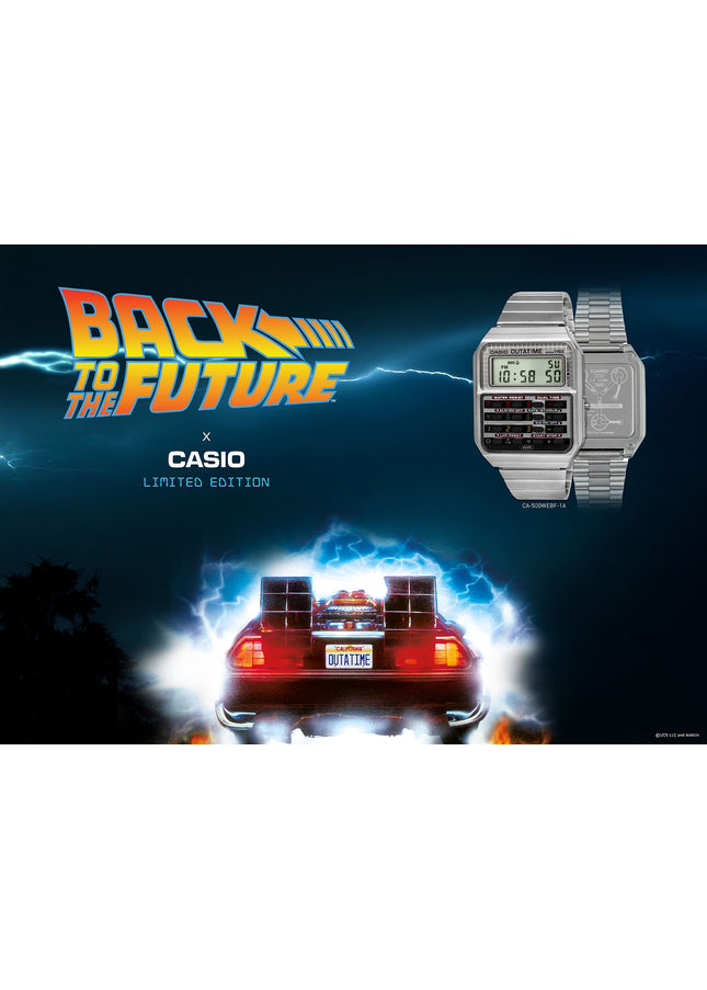 CASIO CA-500 Calculator Watch "Silver" Back To The Future - SneakCenter