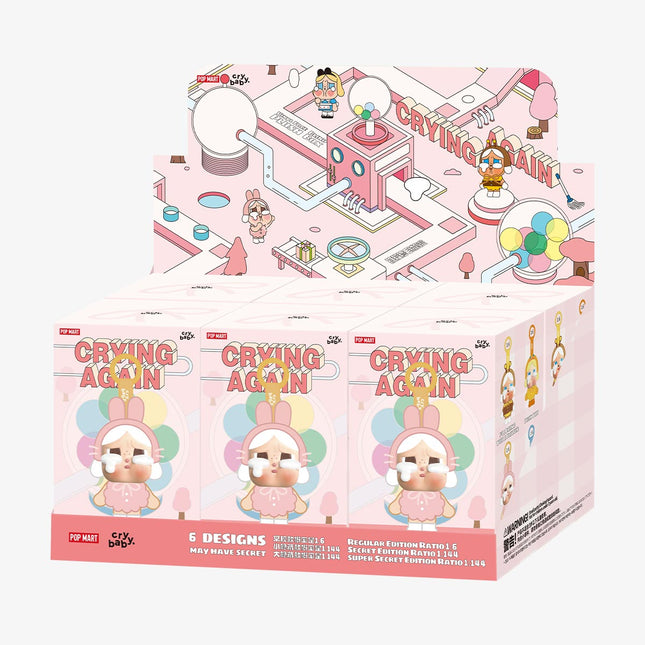 Pop Mart CRYBABY Crying Again Series - Vinyl Face Plush Blind Box - SneakCenter