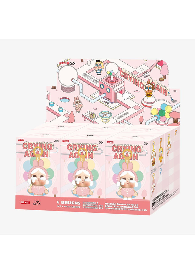 Pop Mart CRYBABY Crying Again Series - Vinyl Face Plush Blind Box - SneakCenter