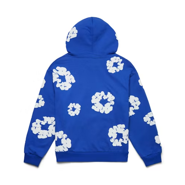 Denim Tears The Cotton Wreath Sweatshirt Royal Blue - SneakCenter