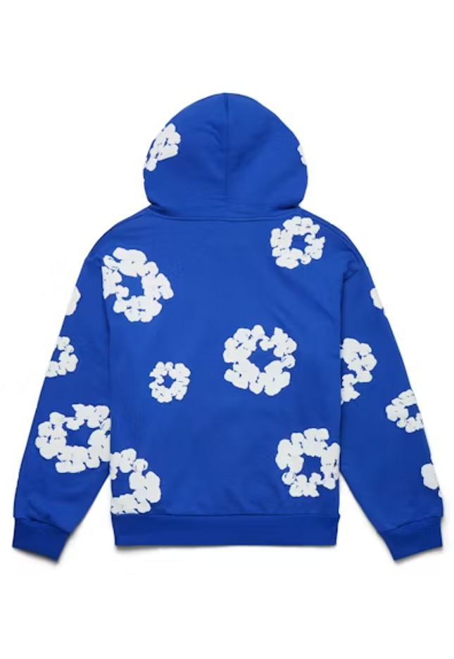Denim Tears The Cotton Wreath Sweatshirt Royal Blue - SneakCenter