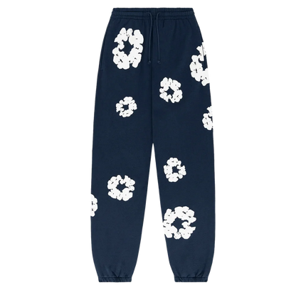 Denim Tears The Cotton Sweatpants Navy - SneakCenter